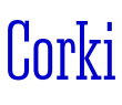Corki шрифт