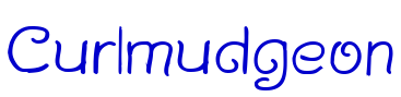 Curlmudgeon шрифт