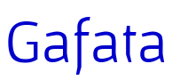 Gafata шрифт