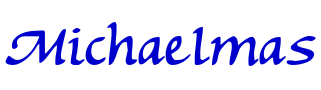 Michaelmas шрифт