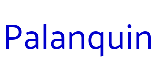 Palanquin шрифт