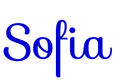 Sofia шрифт