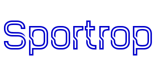 Sportrop шрифт