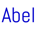Abel шрифт