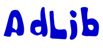 AdLib шрифт
