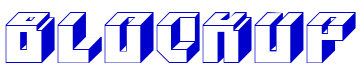 BlockUp шрифт