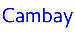 Cambay шрифт