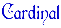 Cardinal шрифт