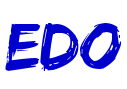 Edo шрифт