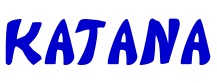 Katana шрифт