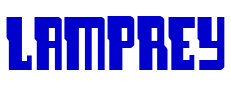 Lamprey шрифт