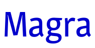 Magra шрифт