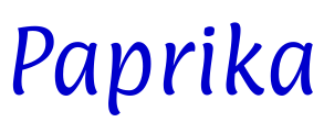 Paprika шрифт