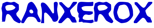 RANXEROX шрифт