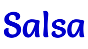Salsa шрифт
