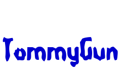 TommyGun шрифт